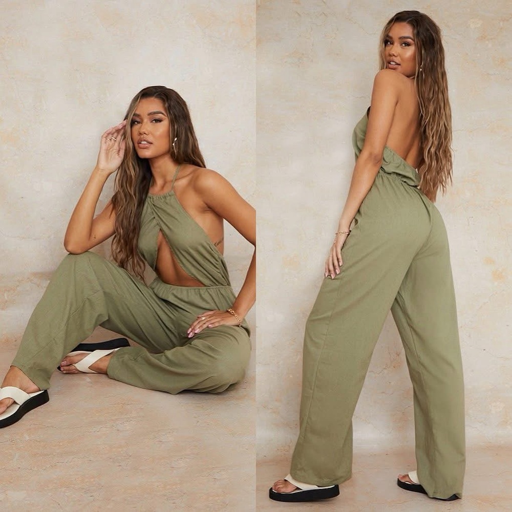 Linen Jumpsuit pretty little thing